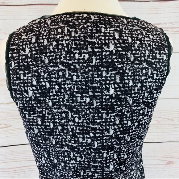 Ann Taylor sequin top black and white tank - Picture 9 of 14